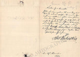 Rubinstein, Anton - Autograph Letter Signed 1871