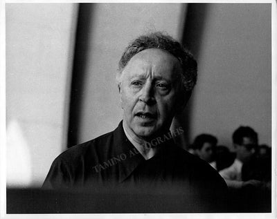 Rubinstein, Artur - Original Photo in Rehearsal