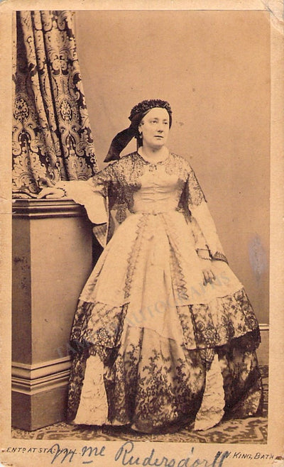 Rudersdorf, Hermine - Vintage CDV