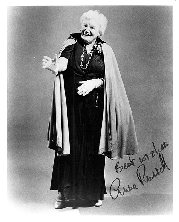 RUSSELL, Anna - Signed Photo | Authentic Guaranteed – Tamino