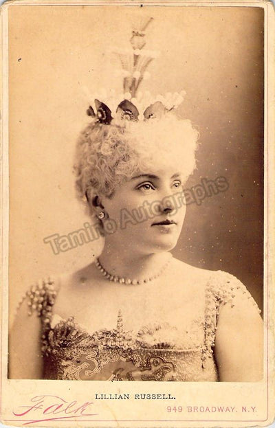 Russell, Lillian - Cabinet Photo in Role