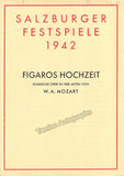 Salzburg Festival 1942 - Festival Almanachs - Programs - Plans Lot