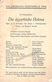 Salzburg Festival - Program Lot 1934