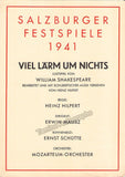 Salzburg Festival - Program Lot 1941