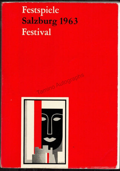 Salzburg Festspiele 1963 - Festival Guide with Many Signatures!