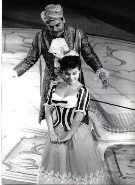 Salzburger Festspiele 1966 - Der Rosenkavalier - Set of 4 unsigned pictures - Tamino