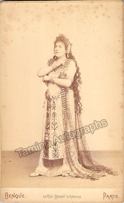 Samson et Dalila - Set of Large Size Cabinet Photos, Paris 1892-1898