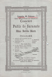 Sarasate, Pablo - Concert Program Liegnitz 1889