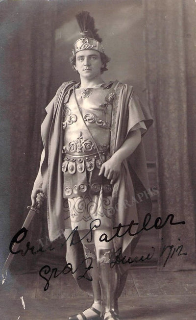 Sattler, Ernst - Signed Photo Postcard