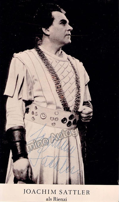 SATTLER, Joachim (Various Autographs)