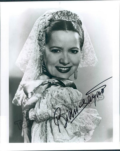 SAYAO, Bidu (Various Autographs)