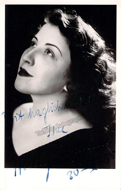 SCHLEMM, Anny (Various Autographs)