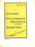 Schnabel, Artur - Two Programs Late 1920s
