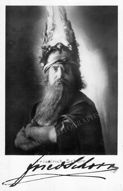 Schorr, Friedrich - Signed photo as Wotan