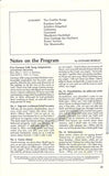 Schreier, Peter - Signed Program New York 1984