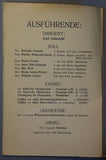 Schuricht, Carl - Concert Program 1913 - Early performance of Mahler´s 8th Symphony