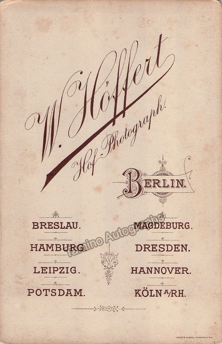 Schutz, Hans - Cabinet Photo in Parsifal Bayreuth 1901-02 - Tamino