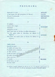 Schwarzkopf, Elisabeth - Signed Program Lisbon 1954