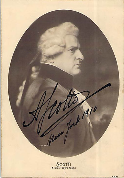 Scotti, Antonio - Various Autographs