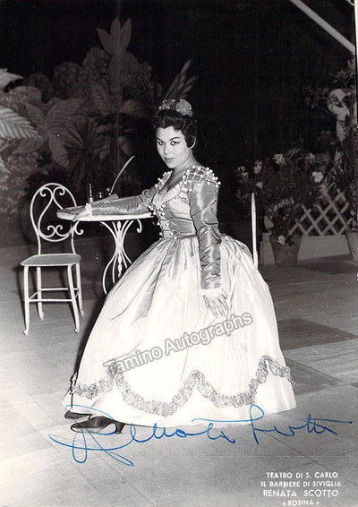 SCOTTO, Renata (Various Autographs)