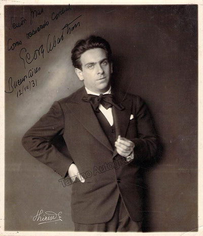Sebastian, Georg - Signed Photo 1931
