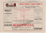 Segovia, Andres - Concert Program Teatro Colon Buenos Aires 1923