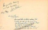 Seidel, Toscha - Friedman, Ignaz - Autograph Music Quote 1920