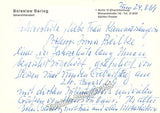 Sellner, Gustav Rudolf - Seefehlner, Egon - Boleslav, Barlog - Collection of Letters to Soprano Irma Beilke