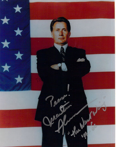 Sheen, Martin - Signed Photograph in "The West Wing"