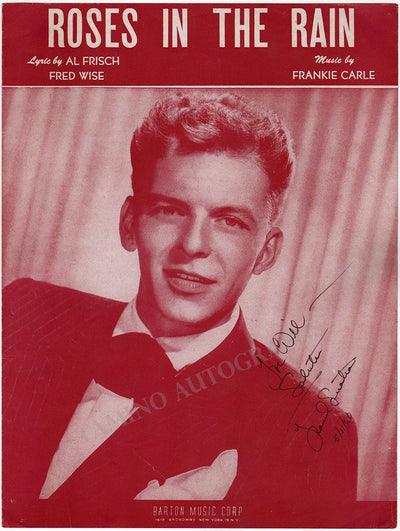 Sinatra, Frank - Signed Photo on Score 1960