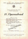 Singer Recital Program Lot - Vienna 1939-1944