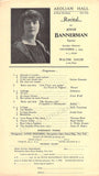 Singer Recitals at Aeolian Hall 1920s - Lot of 10 Playbills