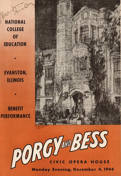 Smallens, Alexander - Signed Program 1944