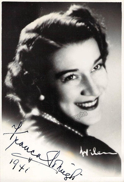 SOMIGLI, Franca (Various Autographs)