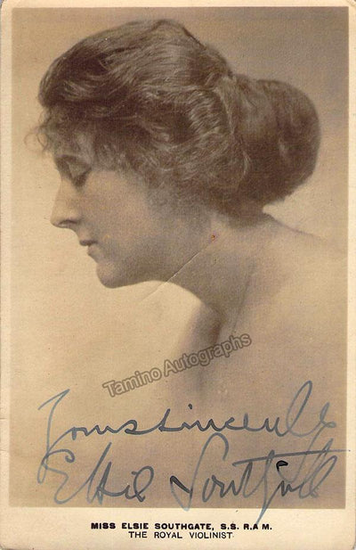 Southgate, Elsie - Signed Photo Postcard