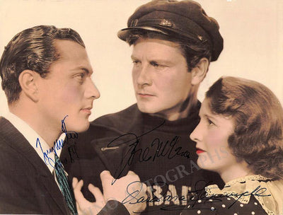 Stanwyck, Barbara - McCrea, Joel - Martin, Tony - Triple Signed Photograph