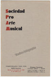 Stern, Isaac - Signed Program Havana 1949
