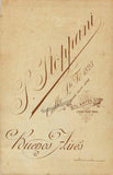 Stiattesi, Cesare - Signed Cabinet Photo 1890