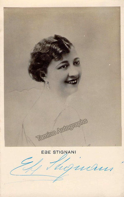 STIGNANI, Ebe (Various Autographs)