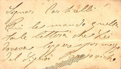Stolz, Teresa - Autograph Note Signed