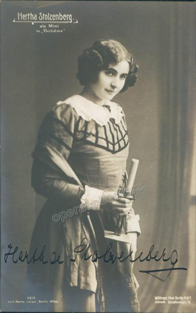 STOLZENBERG, Hertha (Various Autographs)
