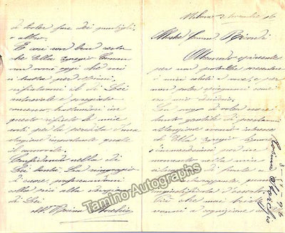 Storchio, Rosina - Autograph Letter Signed 1916