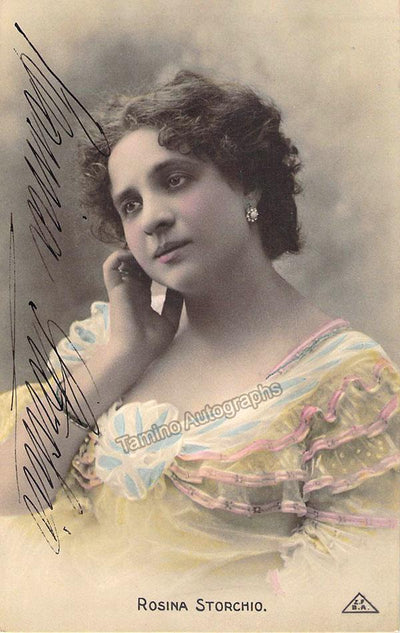 Storchio, Rosina - Various Autographs