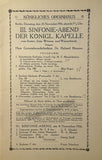 Strauss Conducting - Lot of 8 Programs 1912-1917 - Konigliches Opernhaus Berlin