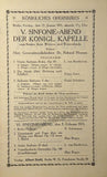 Strauss Conducting - Lot of 8 Programs 1912-1917 - Konigliches Opernhaus Berlin