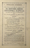 Strauss Conducting - Lot of 8 Programs 1912-1917 - Konigliches Opernhaus Berlin