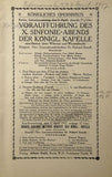 Strauss Conducting - Lot of 8 Programs 1912-1917 - Konigliches Opernhaus Berlin