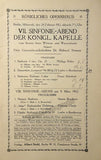Strauss Conducting - Lot of 8 Programs 1912-1917 - Konigliches Opernhaus Berlin