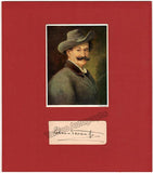Strauss, Johann (II) - Signature Cut Matted with Printed Photo