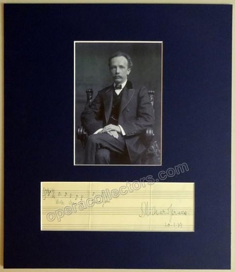Strauss, Richard - Autograph Music Quote Signed